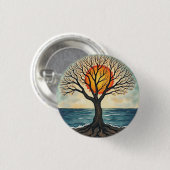 LEVENSDUUR RONDE BUTTON 3,2 CM (Voorkant /achterkant)