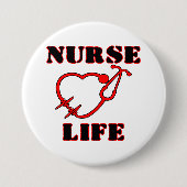 LEVENSDUUR RONDE BUTTON 7,6 CM (Voorkant)