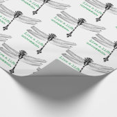 Levensduur Soms Dragonfly Cadeaupapier (Hoek)
