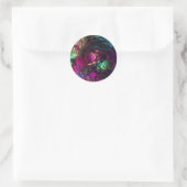 Levensduur van aquatisch Plant Ronde Sticker (Tas)