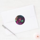 Levensduur van aquatisch Plant Ronde Sticker (Envelop)