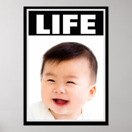 LEVENSDUUR VAN DE BABY VAN DE LEVENSMIDDELEN VAN D POSTER