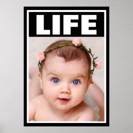 LEVENSDUUR VAN DE BABY VAN DE LEVENSMIDDELEN VAN D POSTER