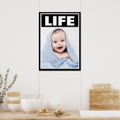 LEVENSDUUR VAN DE BABY VAN DE LEVENSMIDDELEN VAN D POSTER (Keuken)