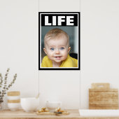 LEVENSDUUR VAN DE BABY VAN DE LEVENSMIDDELEN VAN D POSTER (Keuken)