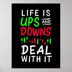 Levensduur van de beleggershandelaar is een UPS-sy Poster