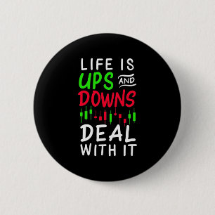 Levensduur van de beleggershandelaar is een UPS-sy Ronde Button 5,7 Cm