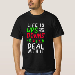 Levensduur van de beleggershandelaar is een UPS-sy T-shirt