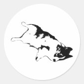 levensduur van de flop ronde sticker (Voorkant)