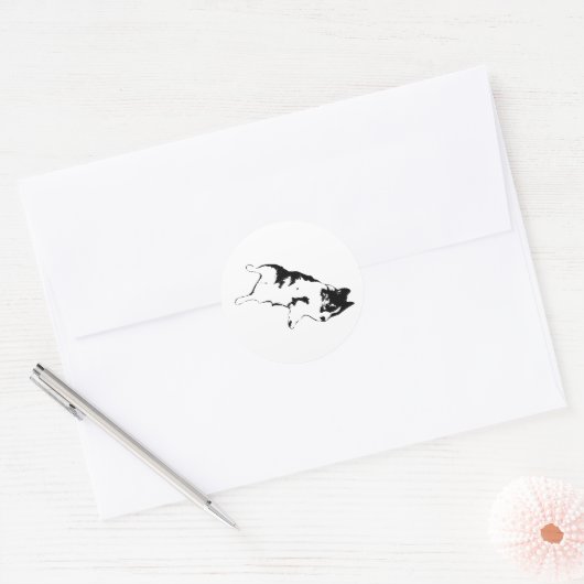 levensduur van de flop ronde sticker (Envelop)