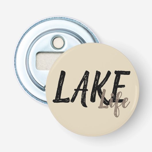 LEVENSDUUR VAN DE Kaki | Button Flesopener (Voorkant)