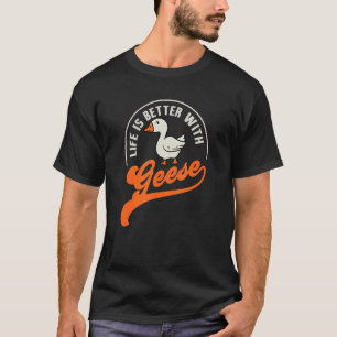 Levensduur van de Natuur van ganzen Wildlife Bird T-shirt