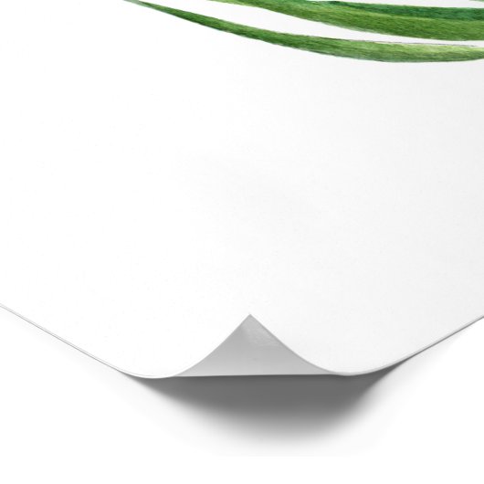 Levensduur van de onderzeese waterverf zee poster (Hoek)