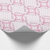 LEVENSDUUR VAN DE Pink Ribbon HOPE LOVE Cadeaupapier (Hoek)