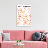 Levensduur van de tuinbouw canvas afdruk (Insitu (Woonkamer))