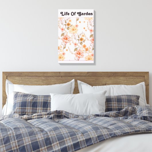 Levensduur van de tuinbouw canvas afdruk (Insitu (Slaapkamer))