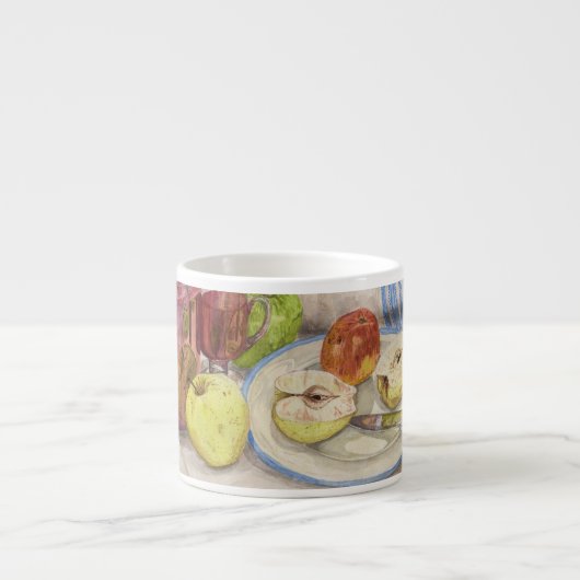 Levensduur van de verf van fruit en wijn espresso kop (Voorkant)