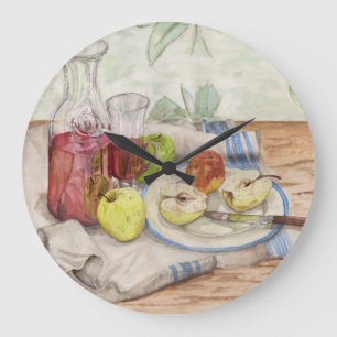 Levensduur van de verf van fruit en wijn grote klok