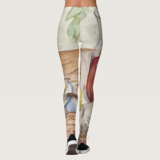 Levensduur van de verf van fruit en wijn leggings (Achterkant)