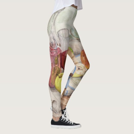 Levensduur van de verf van fruit en wijn leggings (Rechts)