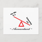 Levensduur van een accountant briefkaart (Voorkant)