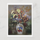 Levensduur van een bloem (pastel op papier) briefkaart (Voorkant)