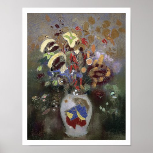 Levensduur van een bloem (pastel op papier) poster (Voorkant)