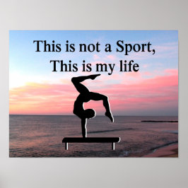 LEVENSDUUR VAN EEN GYMNAST POSTER