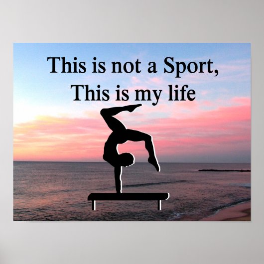 LEVENSDUUR VAN EEN GYMNAST POSTER (Voorkant)