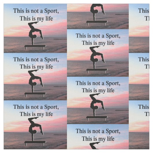 LEVENSDUUR VAN EEN GYMNAST STOF (Swatch)