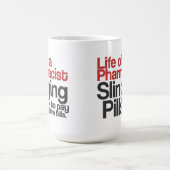 Levensduur van een Mok van een apotheker (rood) (Center)