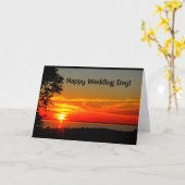 Levensduur van een mooie morgen-trouwkaart kaart (Gele Bloem)