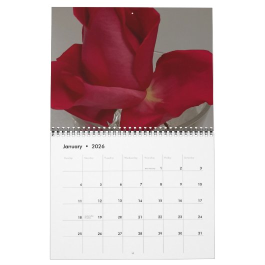 Levensduur van een Roos Kalender (Jan 2026)