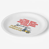 Levensduur van een vorkhefbedrijf papieren bordje (Gekanteld)