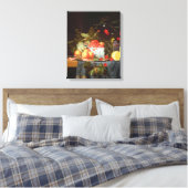 Levensduur van fruit canvas afdruk (Insitu (Slaapkamer))