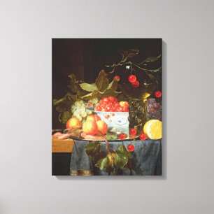 Levensduur van fruit canvas afdruk