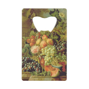 Levensduur van fruit creditkaart flessenopener