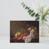 Levensduur van fruit en kreeft briefkaart (Staand voorkant)