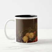 Levensduur van fruit en kreeft tweekleurige koffiemok (Links)