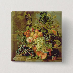 Levensduur van fruit vierkante button 5,1 cm