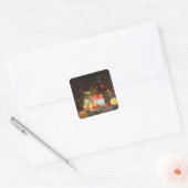 Levensduur van fruit vierkante sticker (Envelop)