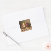Levensduur van fruit vierkante sticker (Envelop)