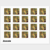 Levensduur van fruit vierkante sticker (Vel)