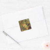 Levensduur van fruit vierkante sticker (Envelop)