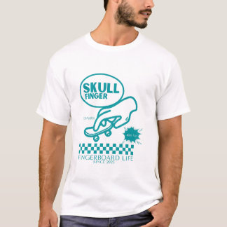 Levensduur van het vingerbord t-shirt