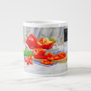 Levensduur van paprika grote koffiekop