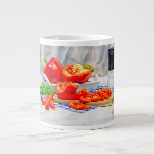 Levensduur van paprika grote koffiekop (Voorkant)