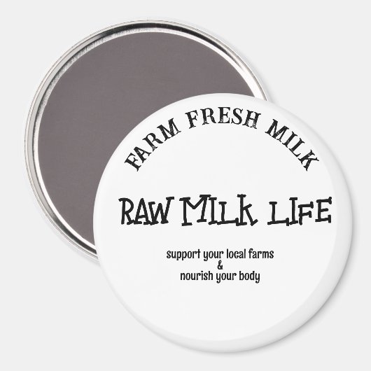 levensduur van rauwe melk magneet (Voorkant / Achterkant)