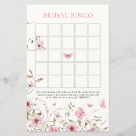Levensduur van vlinders Bloemen Bruids Bingo