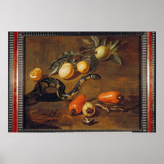 Levensduur van vruchten uit Suriname en Reptiles Poster (Voorkant)